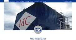 Desktop Screenshot of mc-schiffahrt.de